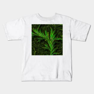 Feathery Fronds Abstracted Kids T-Shirt